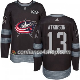 Adidas Maillot de Hockey Blue Jackets Cam Atkinson 13 1917-2017 100th Anniversary Noir Authentic - Homme